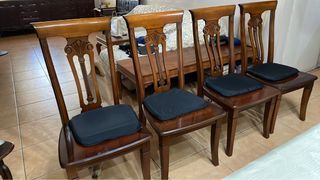 SET OF 6 IMPORTED DINING CHAIRS