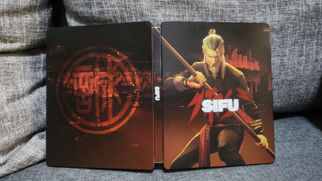 Sifu Steelbook (Category: Cases & Covers) located in Marikina City. Submitted by earnestaustria (Listing ID 1308915716, Image 1). Description: 10/10 mint condition collector quality with desiccant pack inside always handled with gloves to avoid fingerprints.