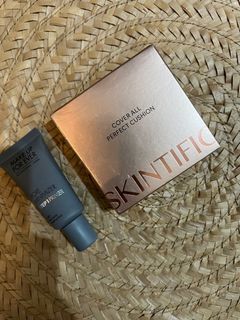 Skintific Cushion and Make Up For Ever Primer