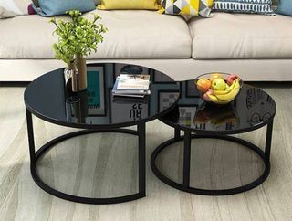 Stacy double center coffee tables
