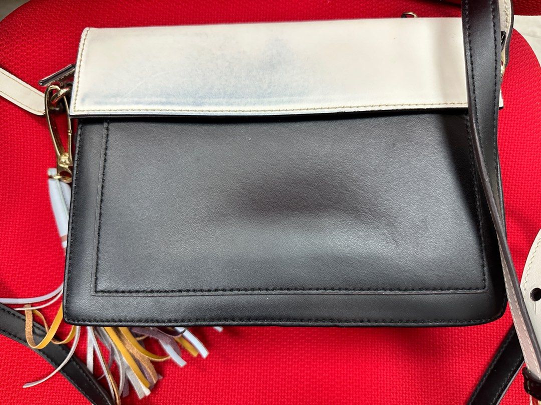 Ted Baker COLOUR BY NUMBERS GLACIAL LEATHER CROSSBODY BAG BLACK Carousell
