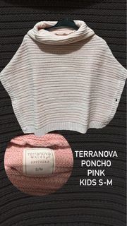 Terranova Poncho, Pink, Kids S-M