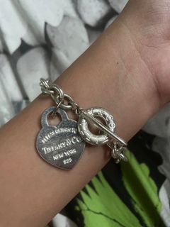 Tiffany and Co toggle heart bracelet