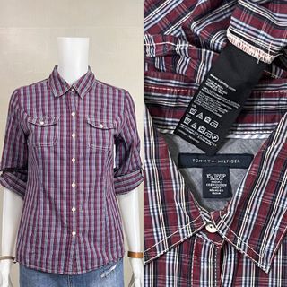 Tommy Hilfiger Check Ls Blouse