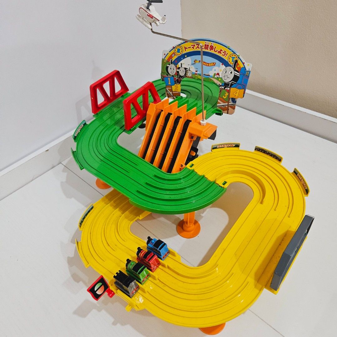 Tomy Thomas Race in the Rails 2002 (Category: Vehicle & Diecast Models) located in Quezon City. Submitted by beverlysy (Listing ID 1308850310, Image 1). Description: complete with box what you see is what you get rare collectible battery operated.
