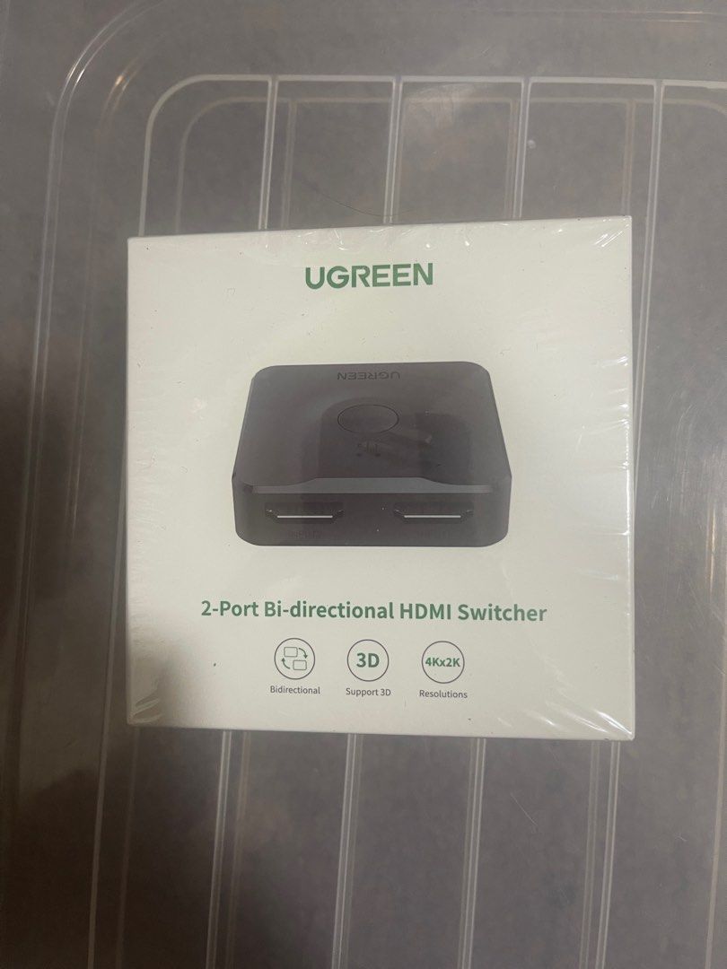 Ugreen 2 port bidirectional HDMI Switched (Category: Electrical, Adaptors & Sockets) located in Makati City. Submitted by ben.rices (Listing ID 1308907469, Image 1). Description: Brand new, still sealed. .