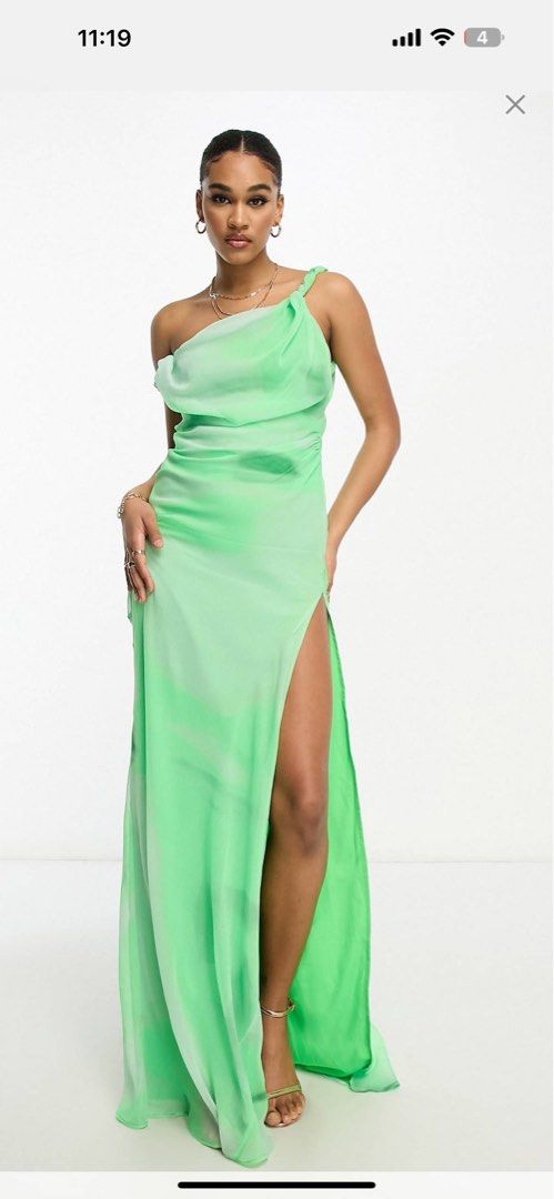 Green dress size 18 clearance