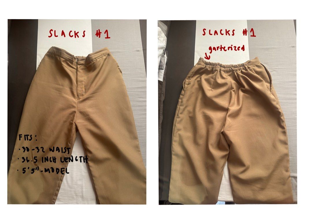 UST AMV COA Type A Uniform slacks Xl (Category: Other Bottoms) located in San Juan City. Submitted by bea.g (Listing ID 1308956362, Image 1). Description: 1 slacks, 1 skirt - fits 30-32 inches waist - 5’5” height - garterized (SOLD) 300 each Or Take all for 500 I wear a US 10-12 or XL in HM/Zara L for skorts in zara.