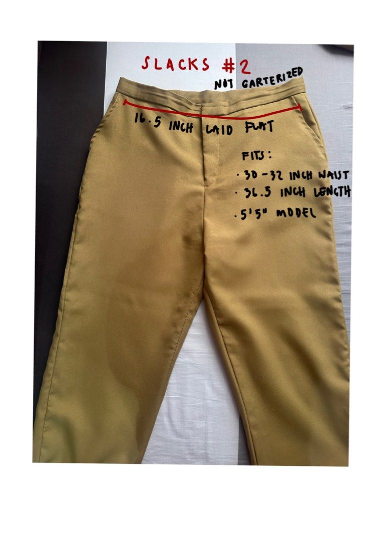UST AMV COA Type A Uniform slacks Xl (Category: Other Bottoms) located in San Juan City. Submitted by bea.g (Listing ID 1308956362, Image 2). Description: 1 slacks, 1 skirt - fits 30-32 inches waist - 5’5” height - garterized (SOLD) 300 each Or Take all for 500 I wear a US 10-12 or XL in HM/Zara L for skorts in zara.