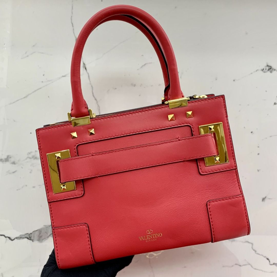 Valentino bag red studs outlet