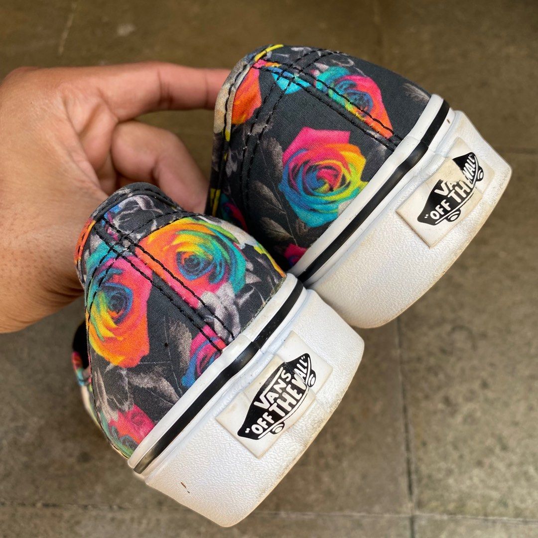 Vans rainbow floral sale