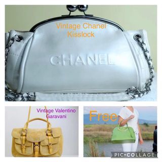 Vintage Chanel. and Vintage Valentino Bundle plus 1 free Hermes Bolide Inspo