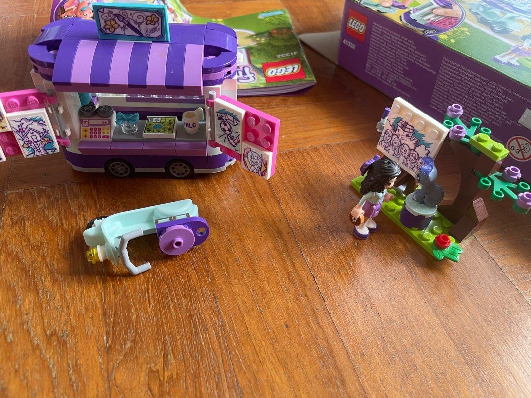 WTS Lego friends emma s art stand set Hobbies Toys Toys Games on Carousell