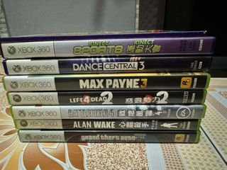 Xbox 360 and Xbox 360 Kinect (Take All!) 8 Pieces