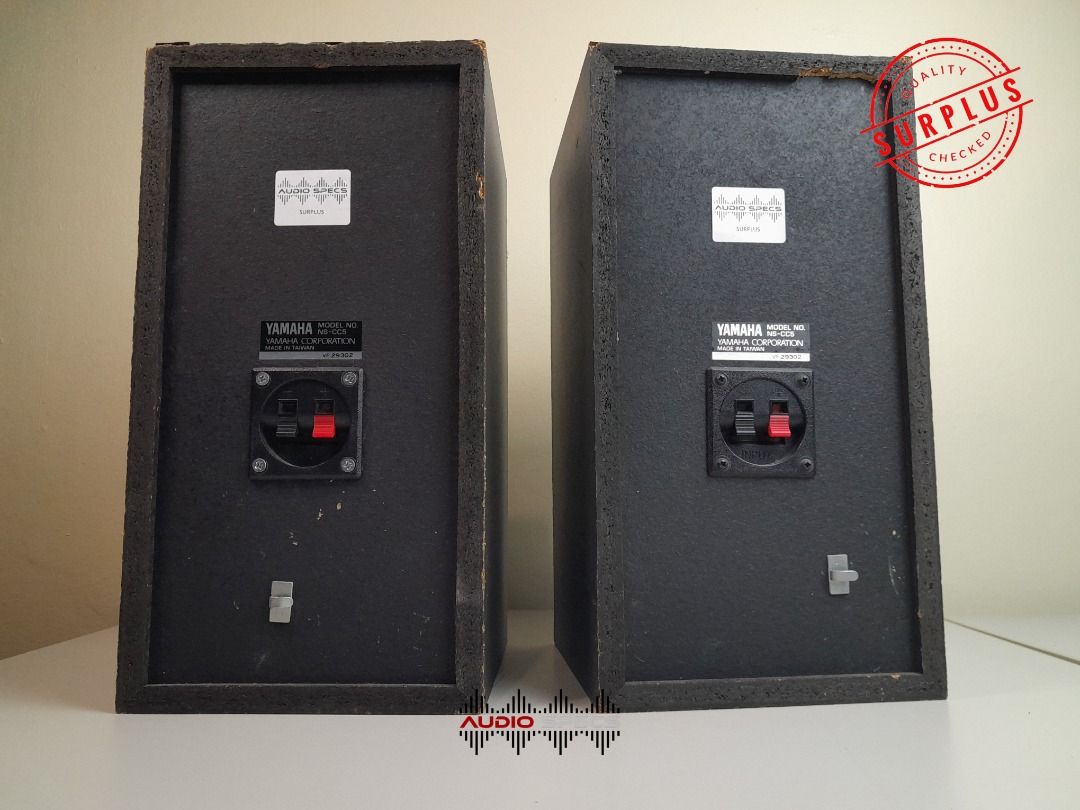 YAMAHA NS-CC5 2-way Front Ported HiFI Speakers (Category: Soundbars, Speakers & Amplifiers) located in Quezon City. Submitted by allanpauco (Listing ID 1308928421, Image 3). Description: 🔥YAMAHA NS-CC5 2-way Front Ported HiFI Speakers🔥 Yamaha Corporation Made in Taiwan P 2800 📌Slightly used in very good sounding condition 👌 📌Smooth Bass reflex, for SQ , 2-way front ported 📌Slight wear tear as shown sa photo Dimensions: 7.21in(L) x 7in(W) x 