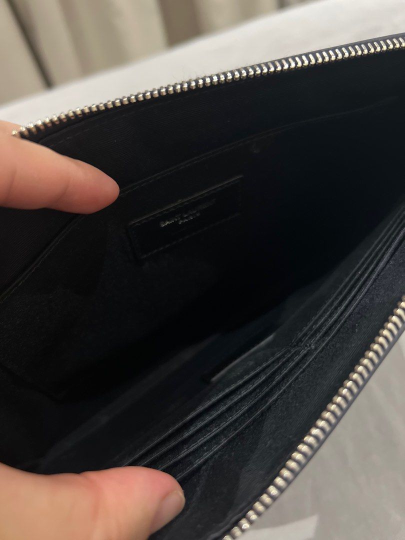 Ysl pouch monogramme vitello piumotto online