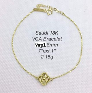 18K Saudi Gold Vca Alhambra bracelet