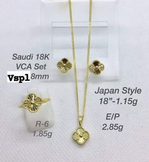 18K Saudi Gold Vca Alhambra sets