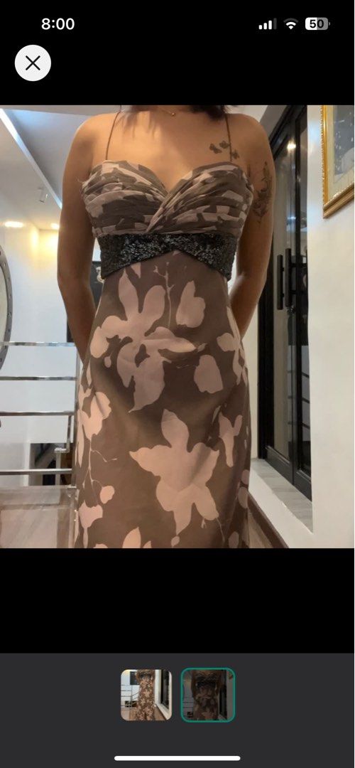 250 NA LNG LONG GOWN (Category: Evening dresses & gowns) located in Iloilo. Submitted by mimipdoo (Listing ID 1309120939, Image 2). Description: CHECK PROFILE FOR MORE NEVER USED BOUGHT ON IG MALUWAG YUNG KILI KILI PART.