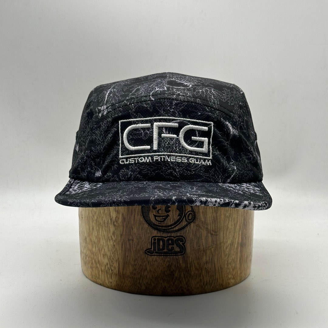 5 panel outdoor gym running cap by Custom Fitness Guam, Men's Fashion
