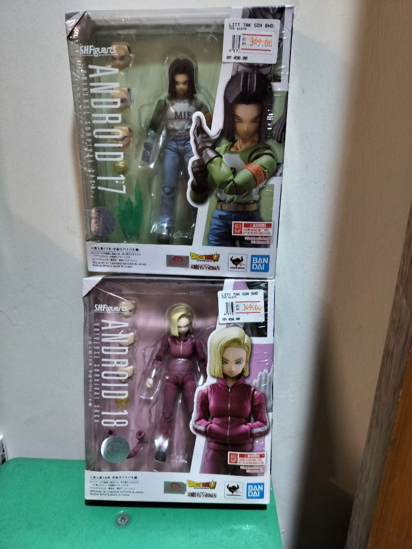 In Stock]BANDAI S.H.Figuarts Dragon Ball Super Android 17 18 Universe Survival Part In Stock Anime Collection Figures Model - 26