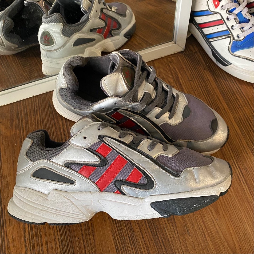 Grey Adidas Yung 96 Silver Grey Adidas Yung 96 Gray Adidas