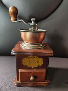 Antique coffee grinder