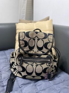 authentic coach canvas backpack