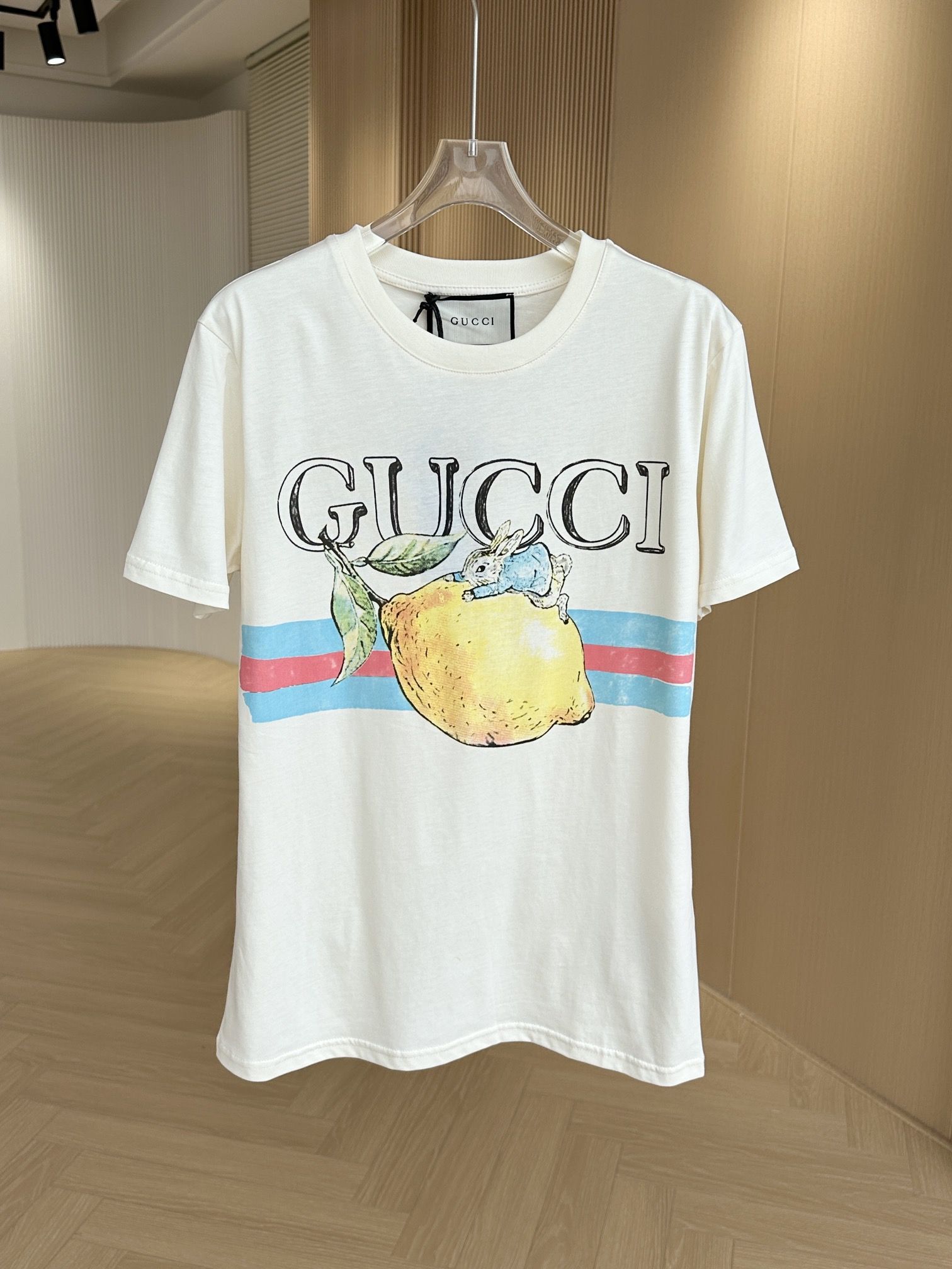 Authentic gucci co-branded peter rabbit series lemon element