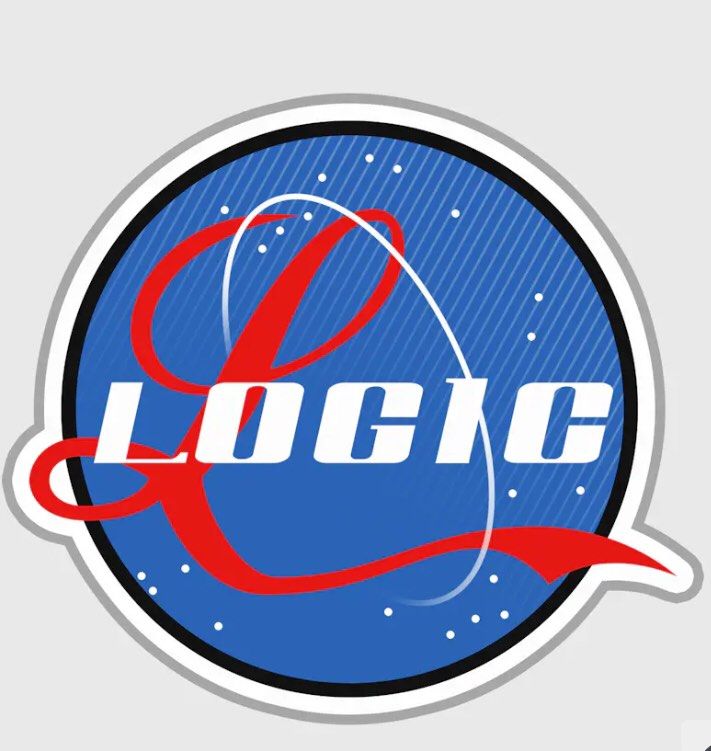 Authentic Logic Space Patch NASA Inspired Logo Hoodie Oversized Sweatshirt Pullover Jacket