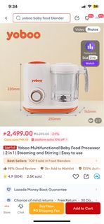 Baby food processor