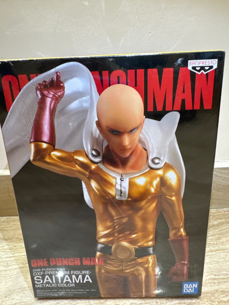 Banpresto One-Punch Man DXF-Premium Figure Saitama Metallic Color ...