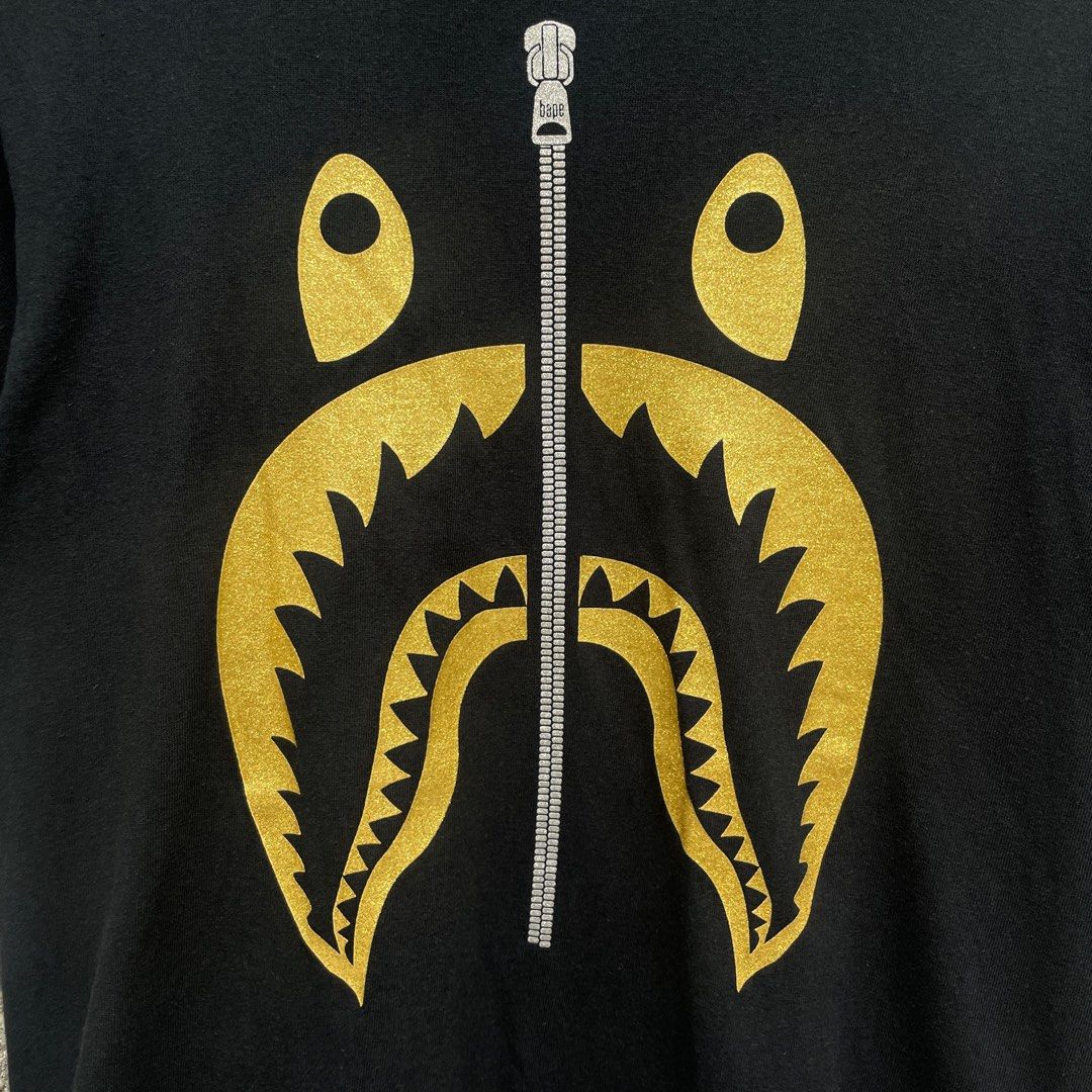 Gold bape logo cheap