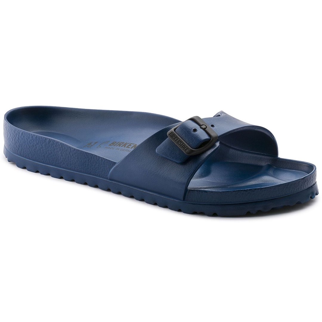 Birkenstock Madrid EVA EU39 Navy Women s Fashion Footwear Flipflops and Slides on Carousell