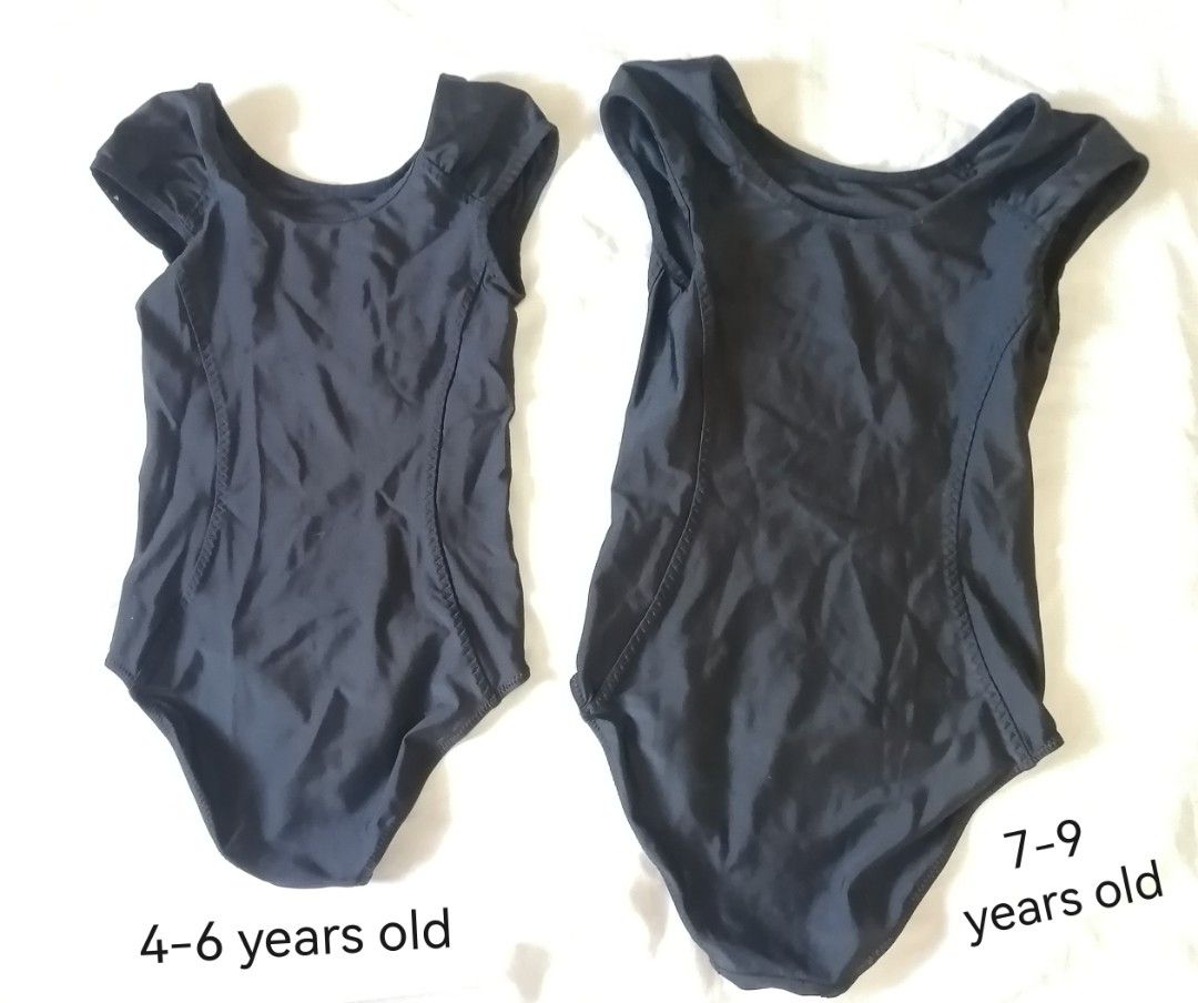 Black Leotards Kids Gymnastics Ballet Second Hand (Category: Babies & Kids Fashion) located in Quezon City. Submitted by katsage (Listing ID 1309066838, Image 1). Description: Sold as a set (2pcs) Bought from Decathlon (Domyos Brand) 1pc 4-6 years old, 1pc 7-9 years old Black Leotards for ballet, gymnastics, dance Measurements (see pics).
