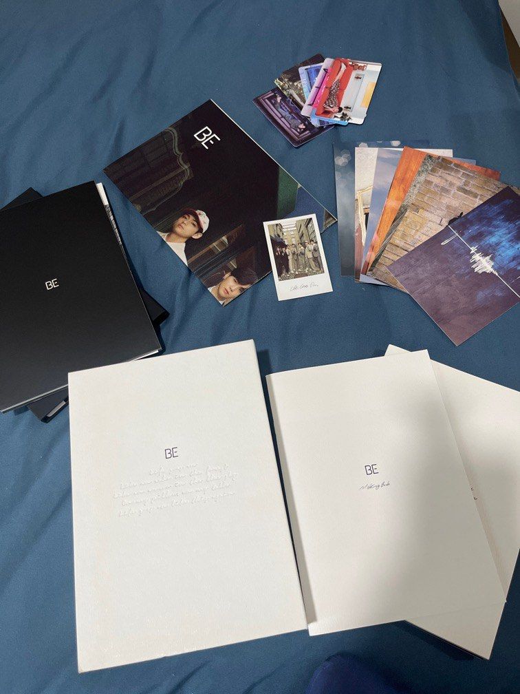 BTS BE life goes on (Category: K-Wave Merchandise) located in Mandaluyong City. Submitted by allthingslovedbefore (Listing ID 1309007012, Image 2). Description: Inclusion: Photo stand 7 mini cards 7 abtract photos taken by bts 1 poster 1 booklet 1 photobook Price negotiable.