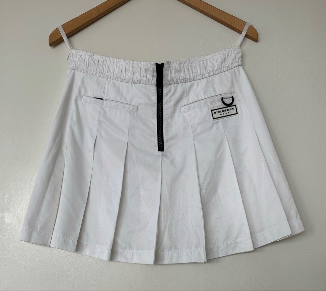 Burberry Golf Skirt White
