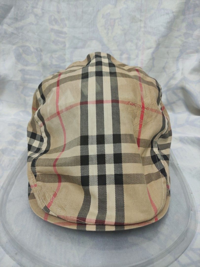 BURBERRY NOVA CHECK VINTAGE BARETTA CAP, Men display picture 2