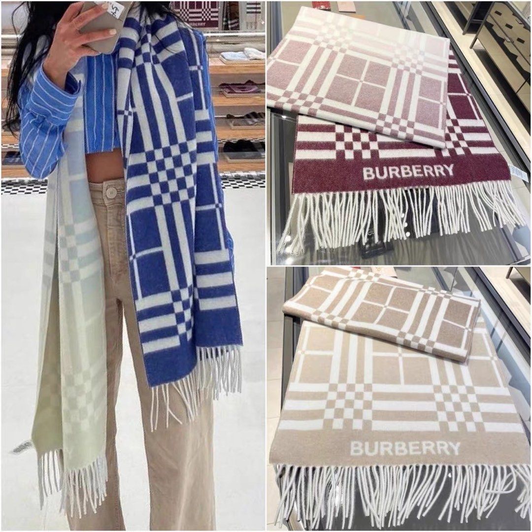 Burberry ombre scarf top