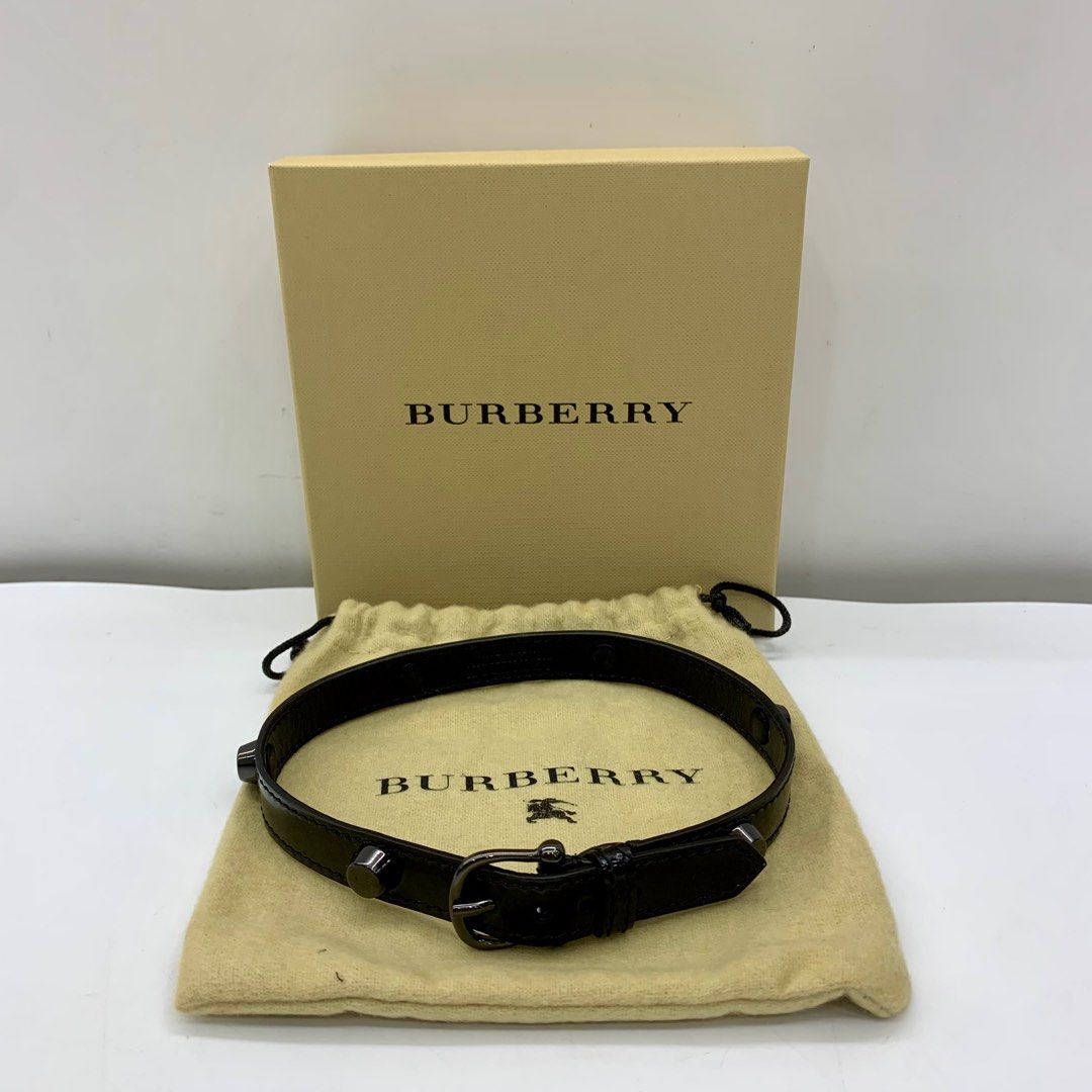 BURBERRY PATENT CHOKER NECKLACE 247029753 Luxury Accessories on Carousell