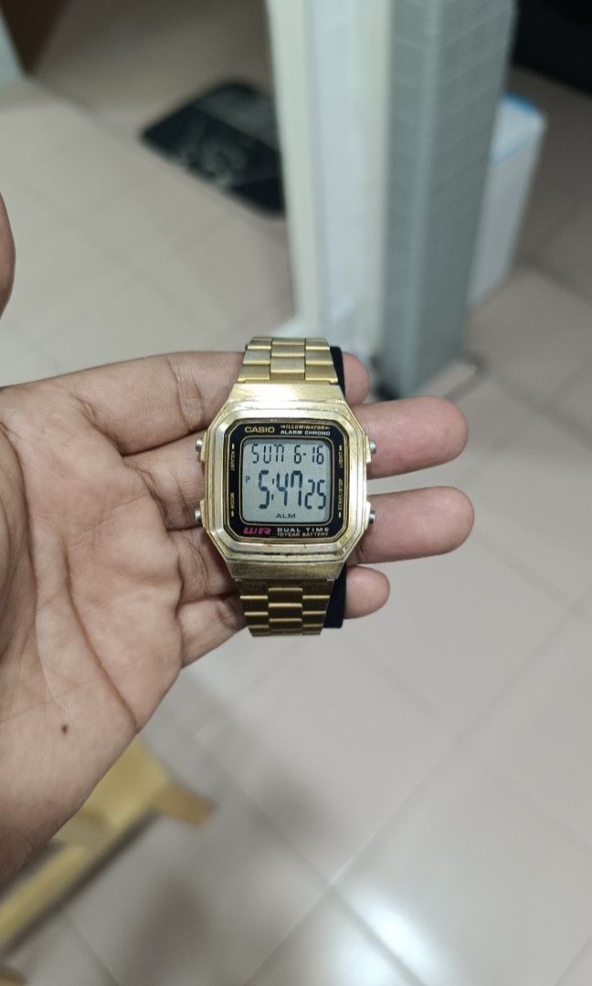 Casio a178w alarm store
