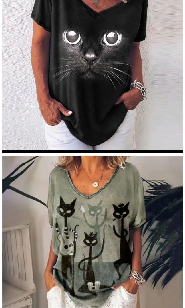 Floryday cat t shirt shop
