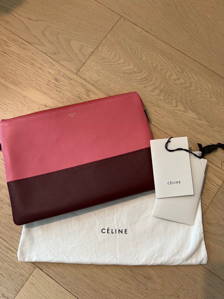 Celine two tone clutch Carousell