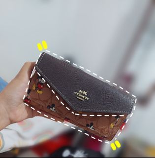 Coach Long Wallet - Mickey Mouse - Brown (Top G)