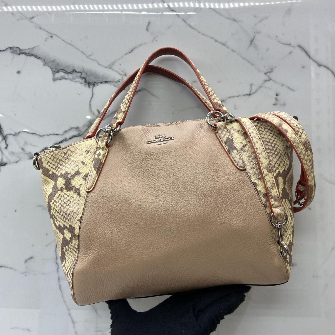 Coach python bag discount