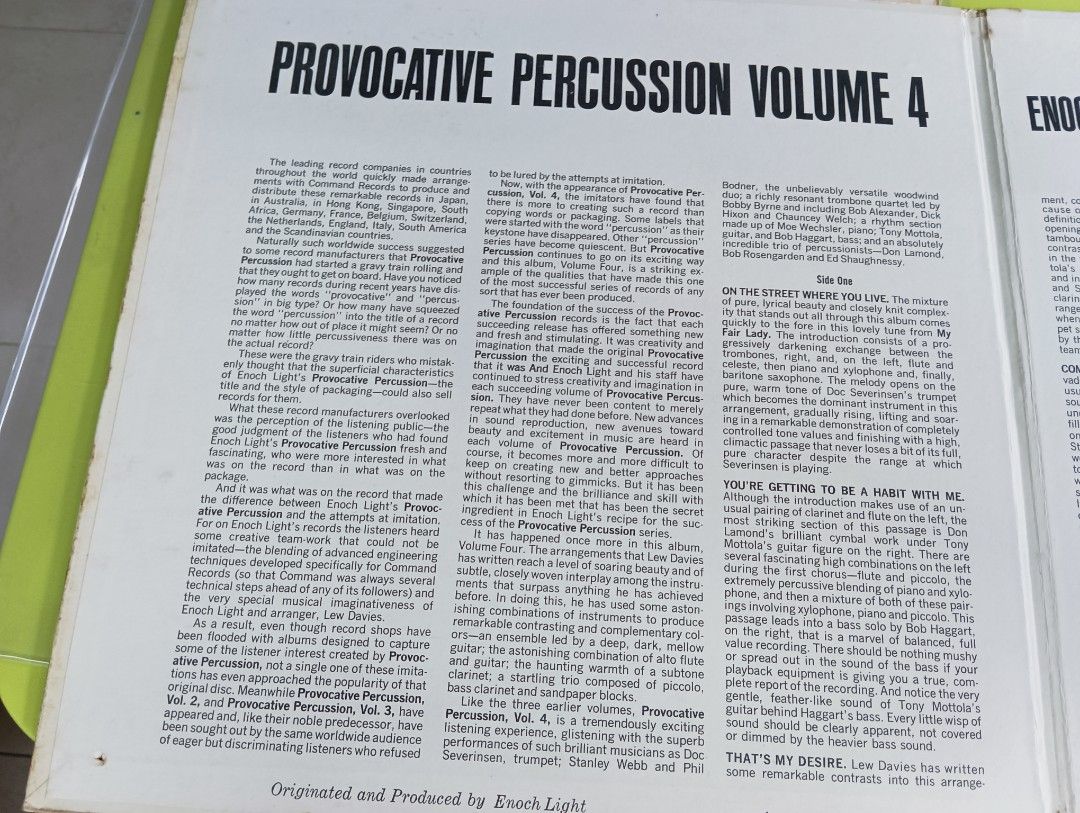 古董Command records Lp 發燒黑膠唱片(1962年), 興趣及遊戲, 音樂、樂器 & 配件, 音樂與媒體 - 黑膠碟 ...