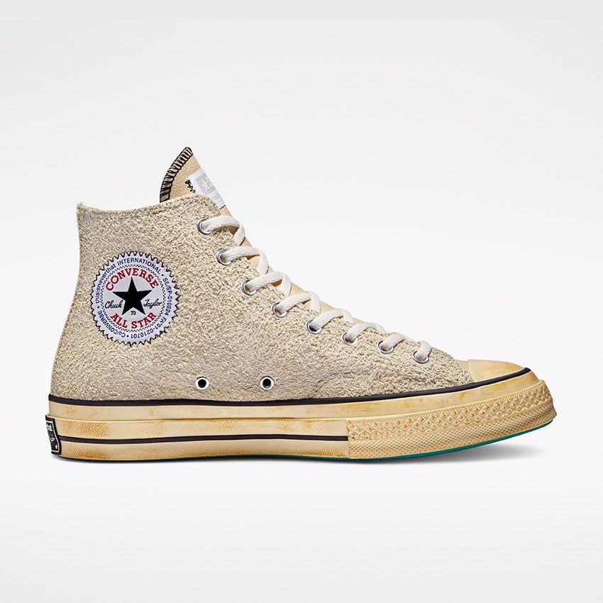 Converse x thisisneverthat Chuck 70 High Top (Category: Sneakers) located in Quezon City. Submitted by ysailafrades (Listing ID 1309182775, Image 3). Description: Converse x thisisneverthat Chuck 70 High Top Lemon Icing/Pastel Yellow/Black Size 6 women’s - perfect fit for 6-7 women’s Good as new Limited-edition high-top sneaker designed by thisisneverthat. Hairy suede upper and suede tongue creates a vintage, well-worn look. Custom woven label, l