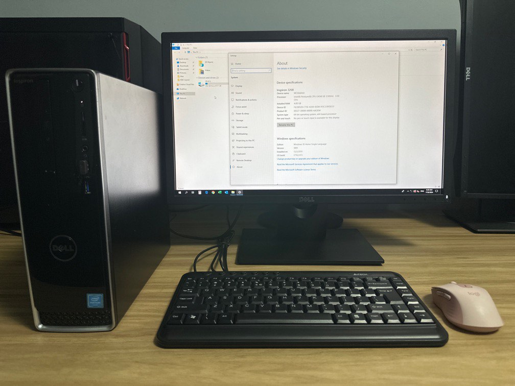 Dell Inspiron 3268 （Core i3 7100 3.9GHz/メモリ 8GB/SSD 256GB