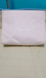 Dior Beaute Pink Makeup Cosmetic Pouch Bag New Authentic