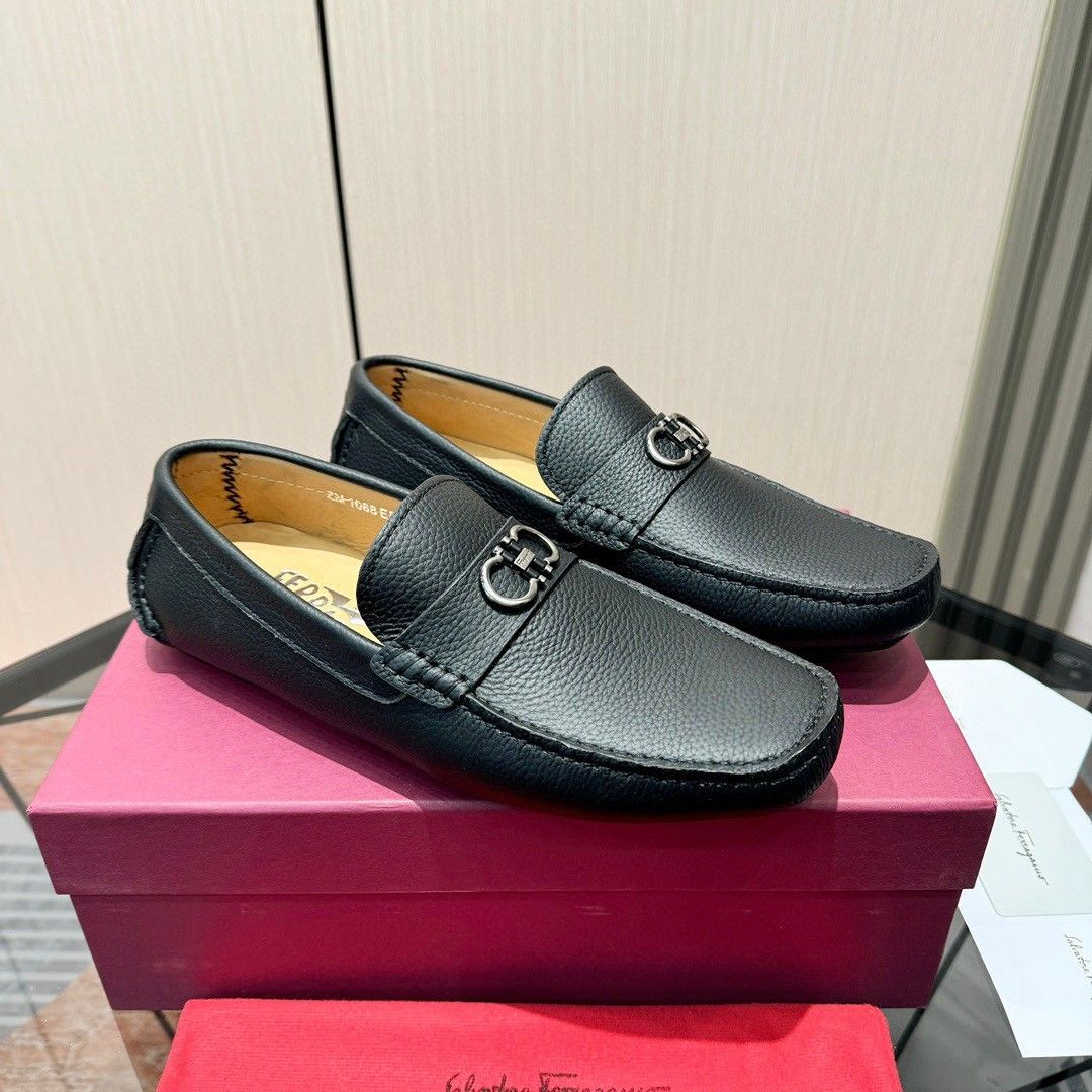 Ferragamo Men s Casual Shoes Comfortable Size 38 45